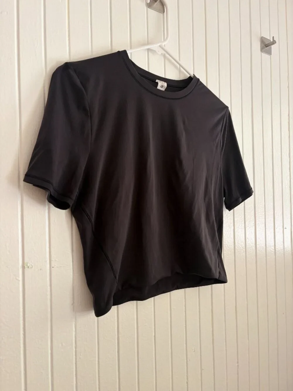 Lululemon Wundermost Ultra-Soft Nulu Crewneck Cropped T-Shirt